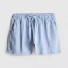 Joggebukser i bomullsdenim