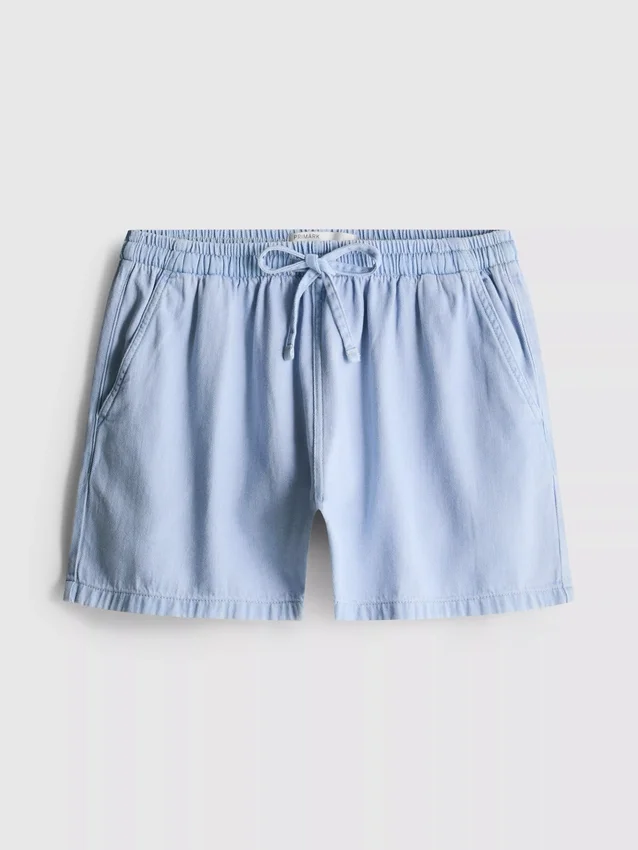 Joggebukser i bomullsdenim