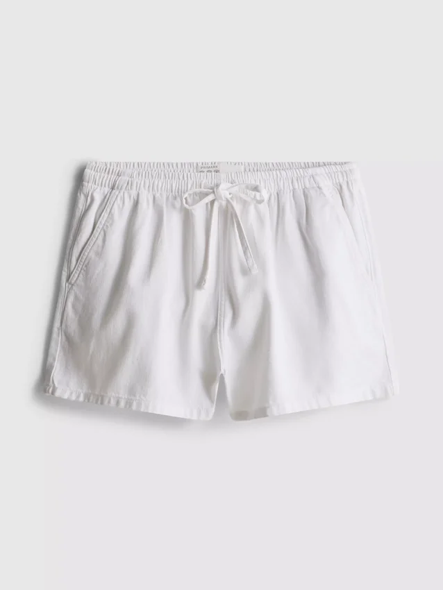 Joggebukser i bomullsdenim