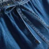 Joggebukser i bomullsdenim