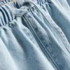 Joggebukser i bomullsdenim