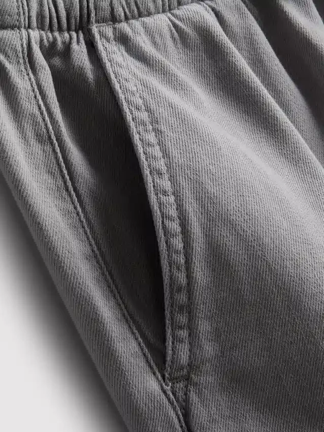 Joggebukser i bomullsdenim