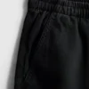 Joggebukser i bomullsdenim
