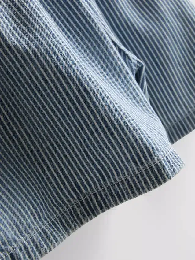 Joggebukser i bomullsdenim