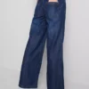 Joggebukser i denim med rette ben