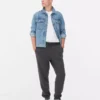 Joggebukser med elastisk linning og mansjetter