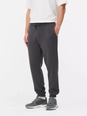 Joggebukser med elastisk linning og mansjetter