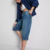 Jorts i bomullsdenim