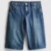 Jorts i bomullsdenim