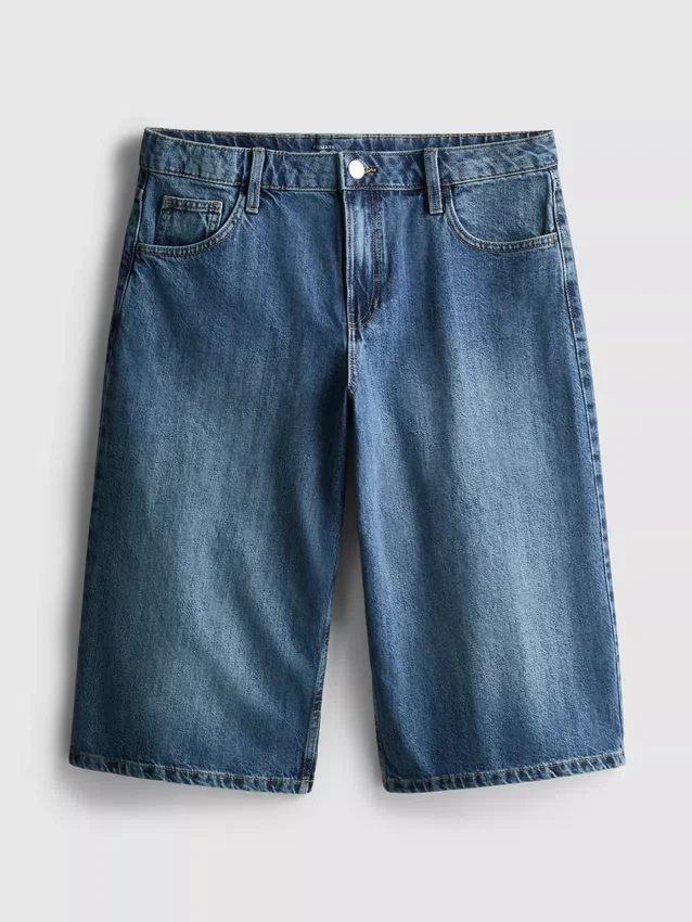 Jorts i bomullsdenim