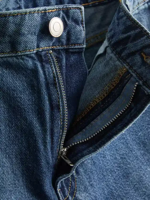 Jorts i bomullsdenim
