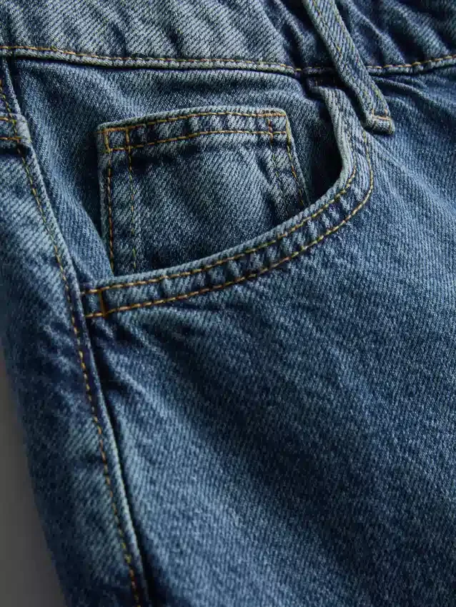 Jorts i bomullsdenim