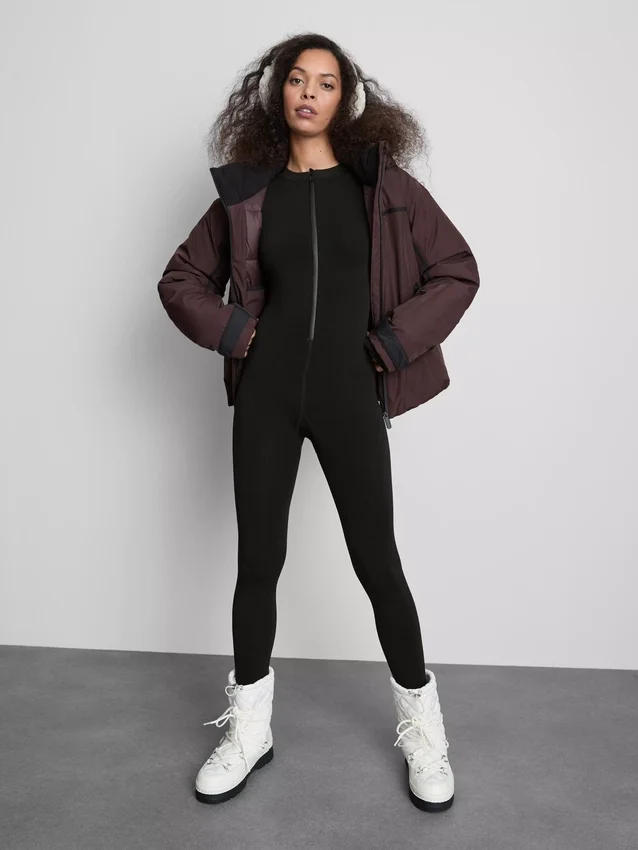 Jumpsuit i fløyelsplush