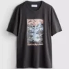 Kameoka grafisk T-skjorte