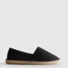 Klassiske espadriller i lerret