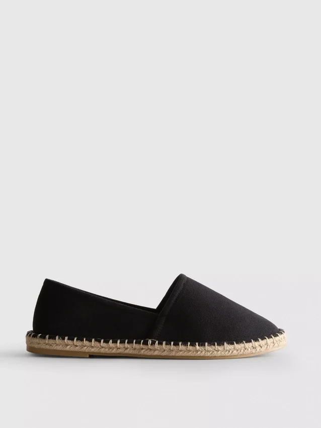 Klassiske espadriller i lerret