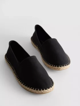 Klassiske espadriller i lerret