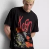 Korn-T-skjorte med grafisk trykk
