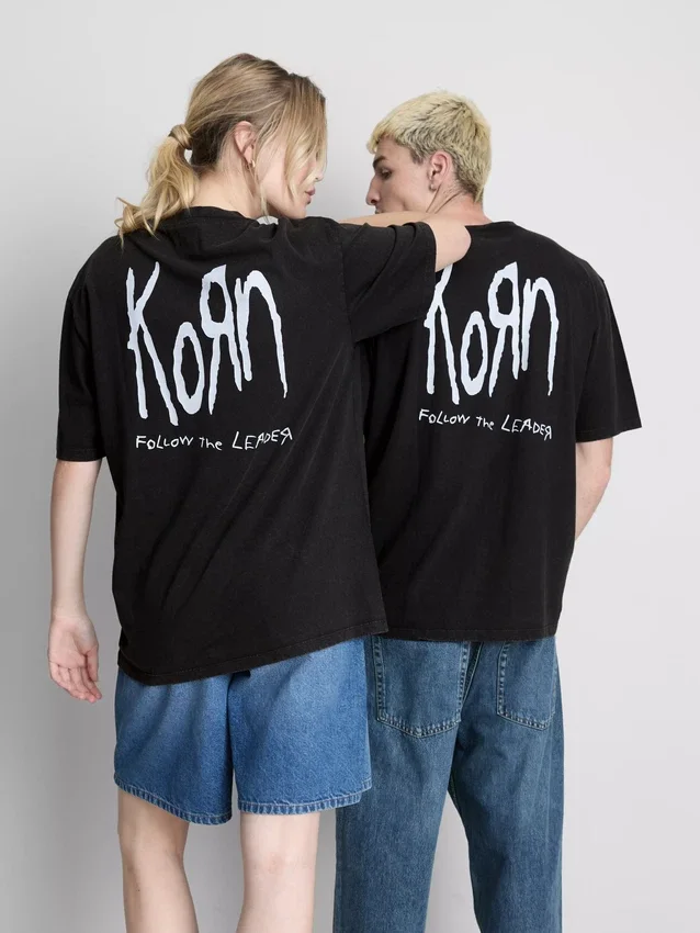 Korn-T-skjorte med grafisk trykk