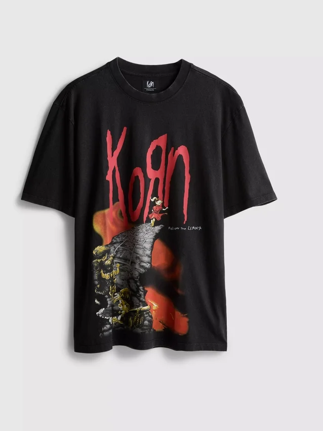 Korn-T-skjorte med grafisk trykk