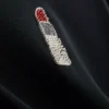 Kort baby-T-skjorte med perler, med høyt bomullsinnhold