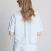 Kort, boksformet oxfordshorts med korte ermer