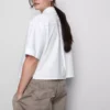 Kort, boksformet oxfordshorts med korte ermer