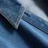 Kortærmet denimshort