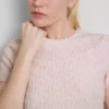 Kortærmet krøllet topp