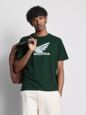 Kortærmet T-skjorte med Honda-logo