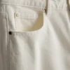 Korte jeans i denim med vide ben
