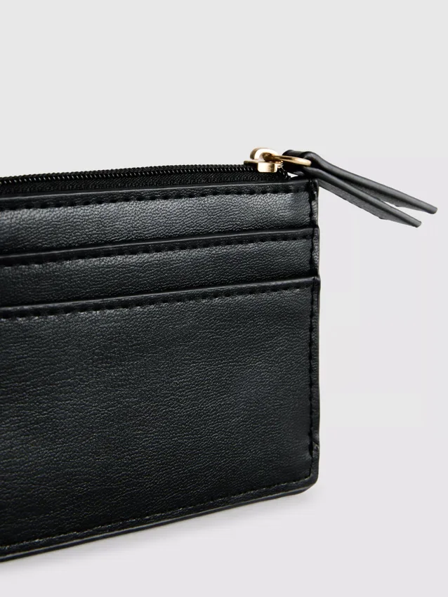 Kortlomme med initialer i vattert design