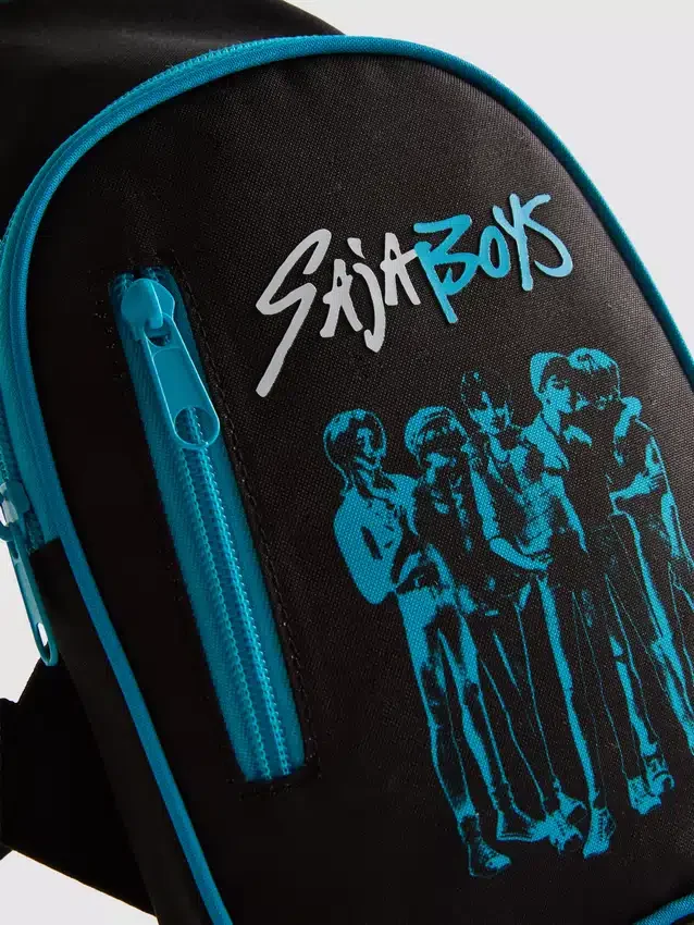 Kpop Demon Hunters Saja crossbody-veske for gutter