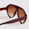 Kraftige solbriller i aviator-stil