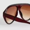 Kraftige solbriller i aviator-stil