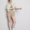 Krøllete shorts med snøring