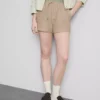Krøllete shorts med snøring