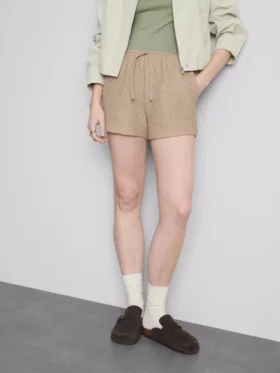 Krøllete shorts med snøring