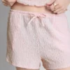 Krøllete shorts med snøring