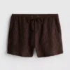 Krøllete shorts med snøring