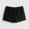 Krøllete shorts med snøring