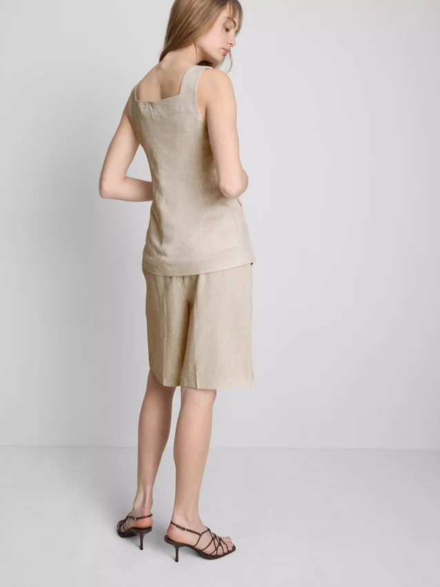 Lang vest i linblanding