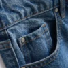 Lange bermudashorts i bomullsdenim