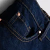 Lange bermudashorts i bomullsdenim