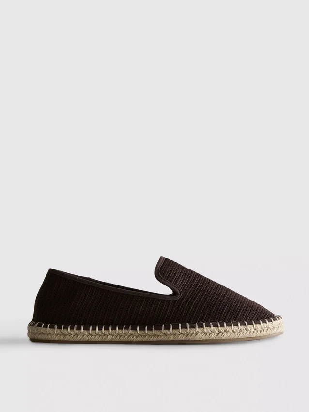 Lavt strikket espadrille