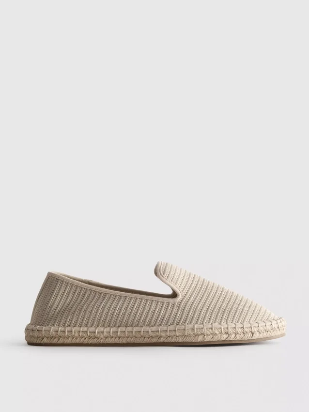 Lavt strikket espadrille