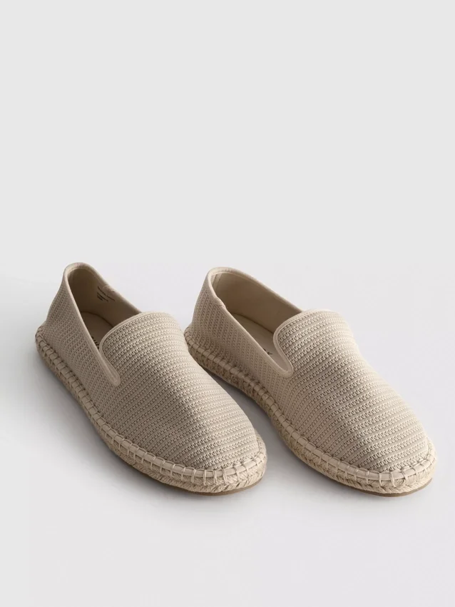 Lavt strikket espadrille