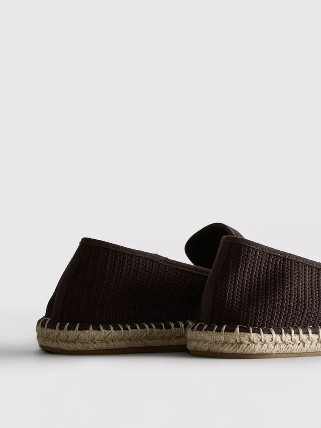 Lavt strikket espadrille