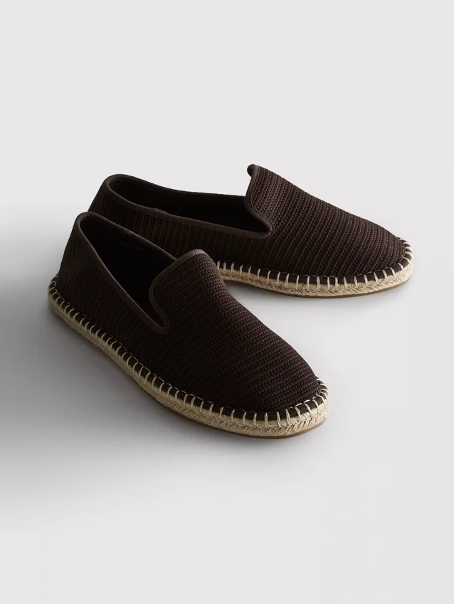 Lavt strikket espadrille