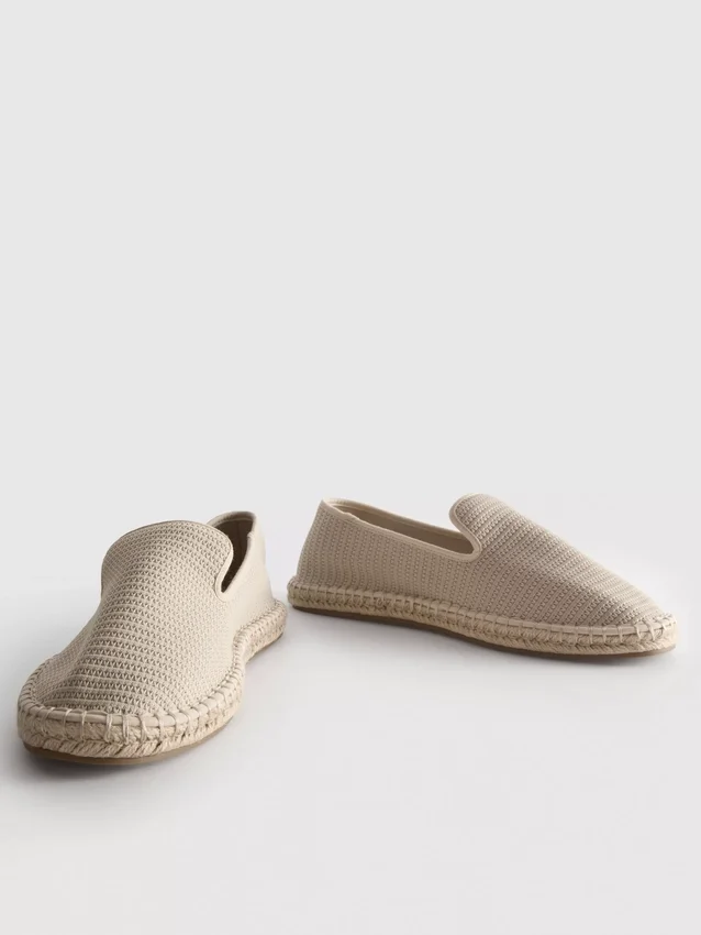 Lavt strikket espadrille